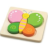 Babu Colourful butterfly 5 pieces - Wooden Puzzle