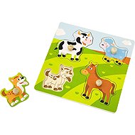 Babu Happy Animals 4 pieces - Puzzle