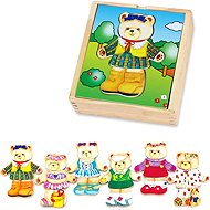 Babu Dressing Up Bear Girl Wardrobe - Puzzle
