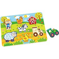 Babu Farm with tractor 7-piece set with figures 2-in-1 - Puzzle