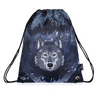BAGMASTER PRIM 22 C school slipper / gym bag - wolf - Drawstring Bag