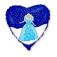 FLEXMETAL Foil balloon 45 cm - ice queen elsa - Balloons