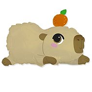 FLEXMETAL Foil balloon capybara - 60 cm - Balloons
