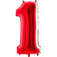 FLEXMETAL Balloon foil numerals red 102 cm - 1 - Balloons
