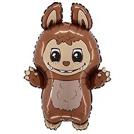SMART BALLOONS Foil balloon Labubu brown - 60 cm - Inflatable Balloon