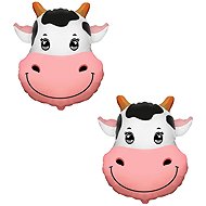 FLEXMETAL Foil balloon 57 cm cow, cowgirl, farm, 2 pcs - Balloons