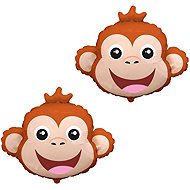 FLEXMETAL Foil balloon 68 cm monkey, monkey, safari, 2 pcs - Balloons