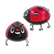 GODAN Walking ladybug foil balloon, 27 × 37 cm, 2 pcs - Balloons