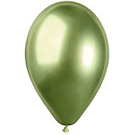 SMART BALLOONS Balloons chrome plated 50 pcs kiwi green shiny, 33 cm - Balloons