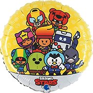 SMART BALLOONS Round foil balloon Brawl stars, 46 cm - Balloons