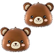 GODAN Foil balloon Bear, teddy bear, 60 cm, 2 pcs - Balloons
