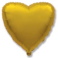 FLEXMETAL Balloon foil heart gold 45 cm - Balloons