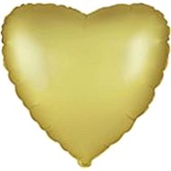 FLEXMETAL Balloon foil heart pastel gold 45 cm - Balloons