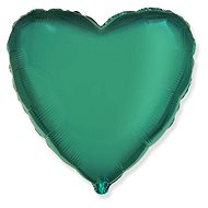FLEXMETAL Balloon foil heart green turquoise 45 cm - Balloons