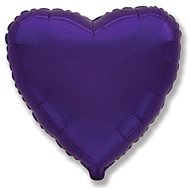 FLEXMETAL Balloon foil heart purple 45 cm - Balloons