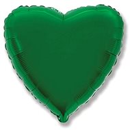FLEXMETAL Balloon foil heart green 45 cm - Balloons