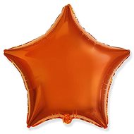 FLEXMETAL Balloon foil star orange 45 cm - Balloons