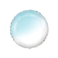 FLEXMETAL Foil balloon round ombré - blue and white 48 cm - Balloons