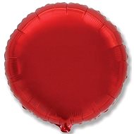 FLEXMETAL Foil balloon round red 45 cm - Balloons