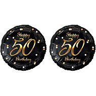GoDan Balloon 50 years - happy birthday, 45 cm, 2 pcs - Balloons