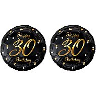 GoDan Balloon foil 30 years - happy birthday, 45 cm, 2 pcs - Balloons