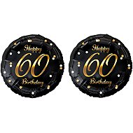 GoDan Foil balloon 60 years - happy birthday, 45 cm, 2 pcs - Balloons