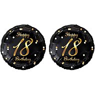 GoDan Foil balloon 18 years - happy birthday, 45 cm, 2 pcs - Balloons
