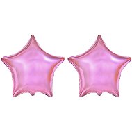 FLEXMETAL Foil balloon - star, metallic light pink, 45 cm, 2 pcs - Balloons