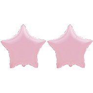FLEXMETAL Foil balloon - star, pastel light pink, 45 cm, 2 pcs - Balloons