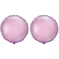 FLEXMETAL Foil balloon - round, pastel purple, lily, 45 cm, 2 pcs - Balloons