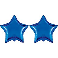 FLEXMETAL Foil balloon - star blue, 45 cm, 2 pcs - Balloons