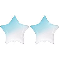FLEXMETAL Foil balloon - star, ombré / blue-white, 48 cm, 2 pcs - Balloons