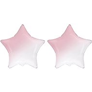 FLEXMETAL Foil balloon - star, ombré / pink/white, 48 cm, 2 pcs - Balloons