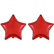 FLEXMETAL Foil balloon - star, red, 45 cm, 2 pcs - Balloons