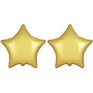 FLEXMETAL Foil balloon - star, pastel gold, 45 cm, 2 pcs - Balloons