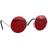 Glasses coloured glass red - Costume Accessory