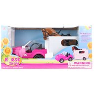 Lamps for dolls with trailer and horse - Toy Doll Car
