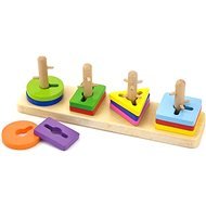 Wooden puzzle with shapes - Motor Skill Toy
