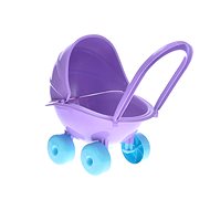 Deep plastic stroller purple - Doll Stroller