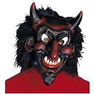 Mask devil plush hair - Carnival Mask