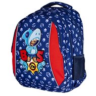 School backpack Brawl Stars Leon Shark blue - School Backpack