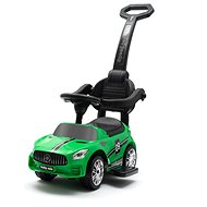 Children's bicycle with sound and guide bar Racer green - Balance Bike