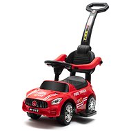 Children's bicycle with sound and guide rod Firefighters red - Balance Bike