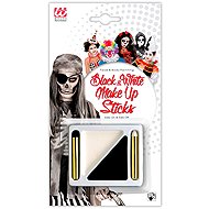 WIDMANN Face colours black and white Halloween 7,2 ml - Face Paint