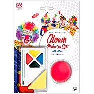WIDMANN Clown make-up set with nose 18 ml - Face Paint