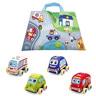 Bavytoy Stretchable soft cars with pad - Play Mat