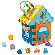 Bavytoy Multifunkční motorická kostka - domek - Motor Skill Toy