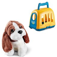 Bavytoy Dog with crate - Soft Toy
