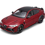Bburago Alfa Romeo Giulia GTAm 1:18 red metallic - Metal Model