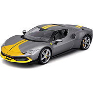 Bburago Ferrari 296 GTB Assetto Fiorano 1:18 grey - Metal Model